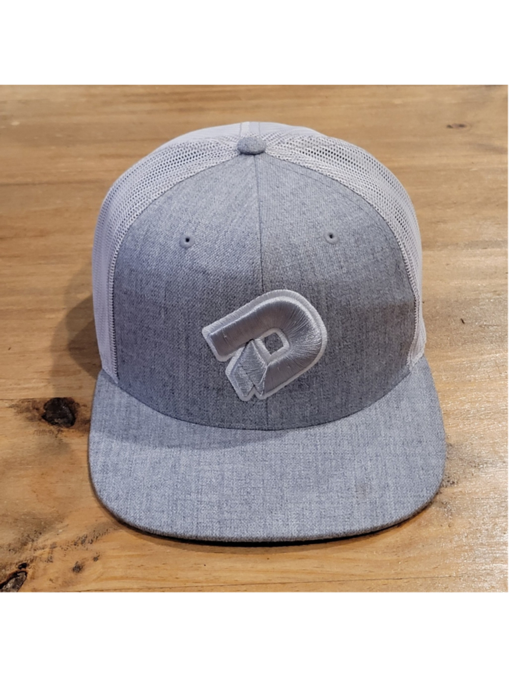 Demarini Hat Cap Snapback Gray One Size Baseball Bat Mesh Back One Size D Logo